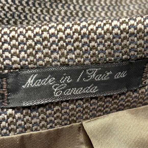 Parisian Silverstone 46R Mens Blazer Jacket 3-Button 100% Laine‎ Wool Sportcoat - Picture 12 of 15